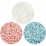 Glinka perłowa®, jasnoniebieska, różowa, surowa biel, 1 zestaw, 3x25+38 g