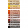 Galeria suchych pasteli, brązowa harmonia, L: 6,5 cm, grubość 10 mm, 12 szt./ 1 pk.