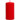 Świeca blokowa, czerwona, H: 100 mm, śr. 50 mm, 6 szt./ 1 pk.