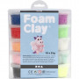 Foam Clay®, ass. kolory, brokat, 10x35g