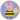 Naszywka Świnka George jako Pszczoła Ø6,3cm
