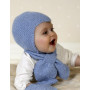 Baby Aviator Hat by DROPS Design - Devil hat, scarf and mittens Knitting pattern size 1/3 months - 3/4 years