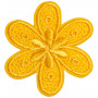 Naprasowanka kwiatek żółty 4,5x4cm