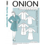 ONION Pattern 2086 Shirt &amp; Shirt Dress Rozmiar. XS-XL