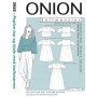 ONION Pattern 2088 Peplum Top &amp; Dress Rozmiar. XS-XL