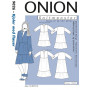 ONION Pattern Plus 9026 Sukienka z falbankami Rozmiar. XL-5XL