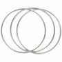 Infinity Hearts Metal Ring Silver Ø10cm - 3 szt.
