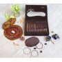 Knitpro Knit &amp; Sip Limited Edition Interchangeable Circular Needle Set 60-80-100cm 3,5-8,00mm - 8 rozmiarów