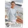 Sea Nymph by DROPS Design - Wzór na Sweterek Ażurowy Rozmiar S - XXXL