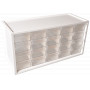 Infinity Hearts Drawer System / Storage Shelf / Drawer Cabinet 520 Plastic 20 szuflad 37,8x15,4x18,9cm