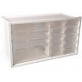 Infinity Hearts Drawer System / Storage Shelf / Drawer Cabinet 1310 Plastic 14 szuflad 44,9x18x24,7cm