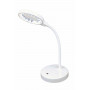 Kleiber Lampa stołowa LED z lupą biała 28,5cm