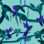 Tkanina bawełniana Jungle Birdie 112cm Kolor 426 - 50cm