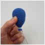 Little Blue Balloon - Zabawki do Muzycznej Walizki od Rito Krea - Wzór na Szydełko