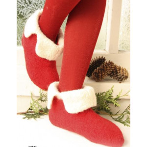 Santa Toe by DROPS Design - Wzór na Filcowane Pantofle Rozmiar 21 - 48