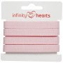 Infinity Hearts Tasiemka w Jodełkę Bawełniana 10mm 32 Jasnoczerwona - 5m