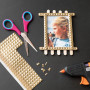 DIY Photo Frame of Popsicle sticks by Rito Krea - Poradnik DIY Photo Frame