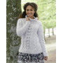 Winter Flirt by DROPS Design - Sweter Ażurowy o Splocie Warkoczowym Wzór na Druty Rozmiar S - XXXL