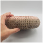 Bread basket by Rito Krea - Koszyk na Pieczywo Dwukolorowy Wzór na Szydełko 23/27cm