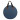 Infinity Hearts Torba na Włóczkę i Akcesoria Okrągła Niebieska 36x11cm
