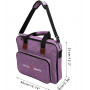 Infinity Hearts Shoulder Bag/Computer Bag Purple 40x6x31cm