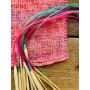 Infinity Hearts Druty na Żyłce Zestaw Bambusowe Kolor Naturalny/Print 60cm 2-10mm - 18 rozmiarów