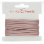 Infinity Hearts Wstążka Satynowa Dwustronna 3mm 146 Różowa - 5m