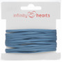 Infinity Hearts Wstążka Satynowa Dwustronna 3mm 388 Niebieska - 5m