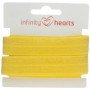Infinity Hearts Lamówka Elastyczna Łamana 20mm 645 Żółta - 5m