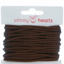 Infinity Hearts Anorak Sznurek Poliestrowy 3mm 06 Brązowy - 5m