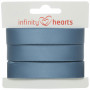 Infinity Hearts Wstążka Satynowa Dwustronna 15mm 388 Niebieska - 5m