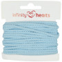 Infinity Hearts Anorak Sznurek Bawełniany Okrągły 3mm 600 Błękitny - 5m