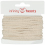 Infinity Hearts Anorak Sznurek Bawełniany Okrągły 3mm 200 Ecru - 5m