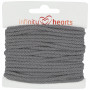 Infinity Hearts Anorak Sznurek Bawełniany Okrągły 3mm 950 Ciemnoszary - 5m