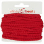 Infinity Hearts Anorak Sznurek Bawełniany Okrągły 5mm 550 Czerwony - 5m