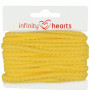 Infinity Hearts Anorak Sznurek Bawełniany Okrągły 5mm 340 Żółty - 5m