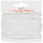 Infinity Hearts Anorak Sznurek Bawełniany Okrągły 5mm 100 Biały - 5m