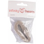 Wstążki/etykiety Infinity Hearts Motywy szydełkowe 15 mm - 3 metry