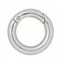 Infinity Hearts O-ring/bezkońcowy pierścień z otworem Mosiądz Srebro Ø18mm - 5 szt.