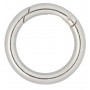 Infinity Hearts O-ring/bezkońcowy pierścień z otworem Mosiądz Srebro Ø28mm - 5 szt.