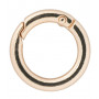 Infinity Hearts O-Ring/Endless Ring with Opening Brass Light Gold Ø23,5mm - 5 szt.