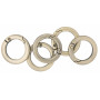 Infinity Hearts O-Ring / One Piece with Opening Brass Antique Bronze Ø23,5mm - 5 szt.
