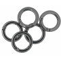 Infinity Hearts O-Ring / One Piece with Opening Brass Gunmetal Ø23,5mm - 5 szt.