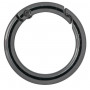 Infinity Hearts O-ring / pierścień bezkońcowy z otworem Mosiądz Gunmetal Ø30mm - 5 szt.