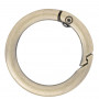 Infinity Hearts O-ring/pierścień bezkońcowy z otworem Mosiądz Brąz antyczny Ø30mm - 5 szt.