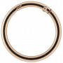 Infinity Hearts O-Ring/Endless Ring with Opening Brass Light Gold Ø43,6mm - 5 szt.