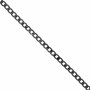 Łańcuch Infinity Hearts Aluminium Gunmetal Metre Chain 12x8mm - 50cm