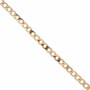 Łańcuszek Infinity Hearts Aluminium Gold Metre Chain 12x8mm - 50cm
