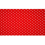 Minimals Tkanina bawełniana Poplin Print 515 Big Dot Red 145cm - 50cm