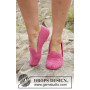 Cozy June by DROPS Design - Wzór na Filcowane Pantofle ze Splotem Warkoczowym Rozmiar 35 - 43